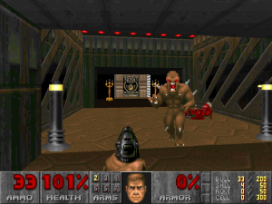 Videogames e violência - "Doom", um dos primeiros jogos a ser acusado de estimular a violência nos jovens.