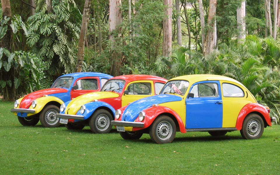 Troca Troca - Os fuscas coloridos de Jarbas Lopes.