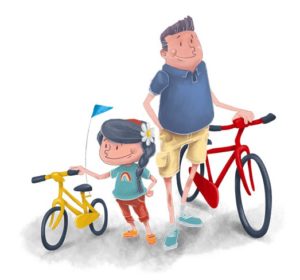 levar os filhos de bicicleta para a escola - Pais em Apuros!